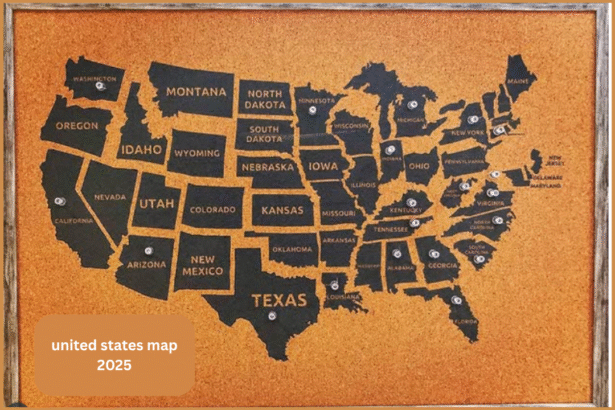 united states map 2025