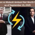 Larry Ellison vs Mukesh Ambani Net Worth Showdown as of September 15 2025