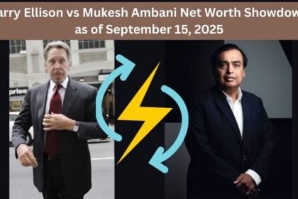 Larry Ellison vs Mukesh Ambani Net Worth Showdown as of September 15 2025